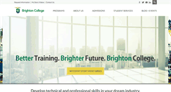 Desktop Screenshot of brightoncollege.com